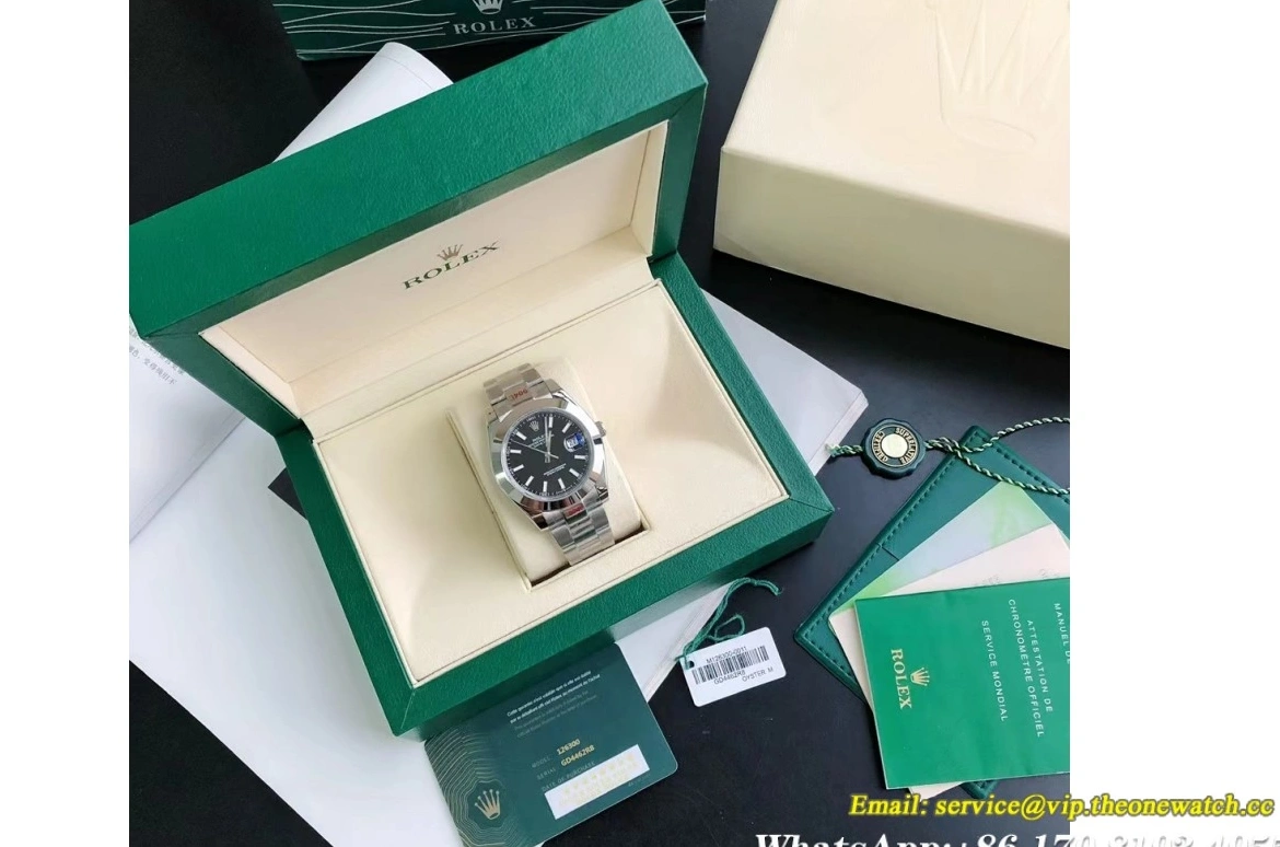 Datejust Oyster Black Stk GDF 41mm 126300 SS SS MY8215 0205